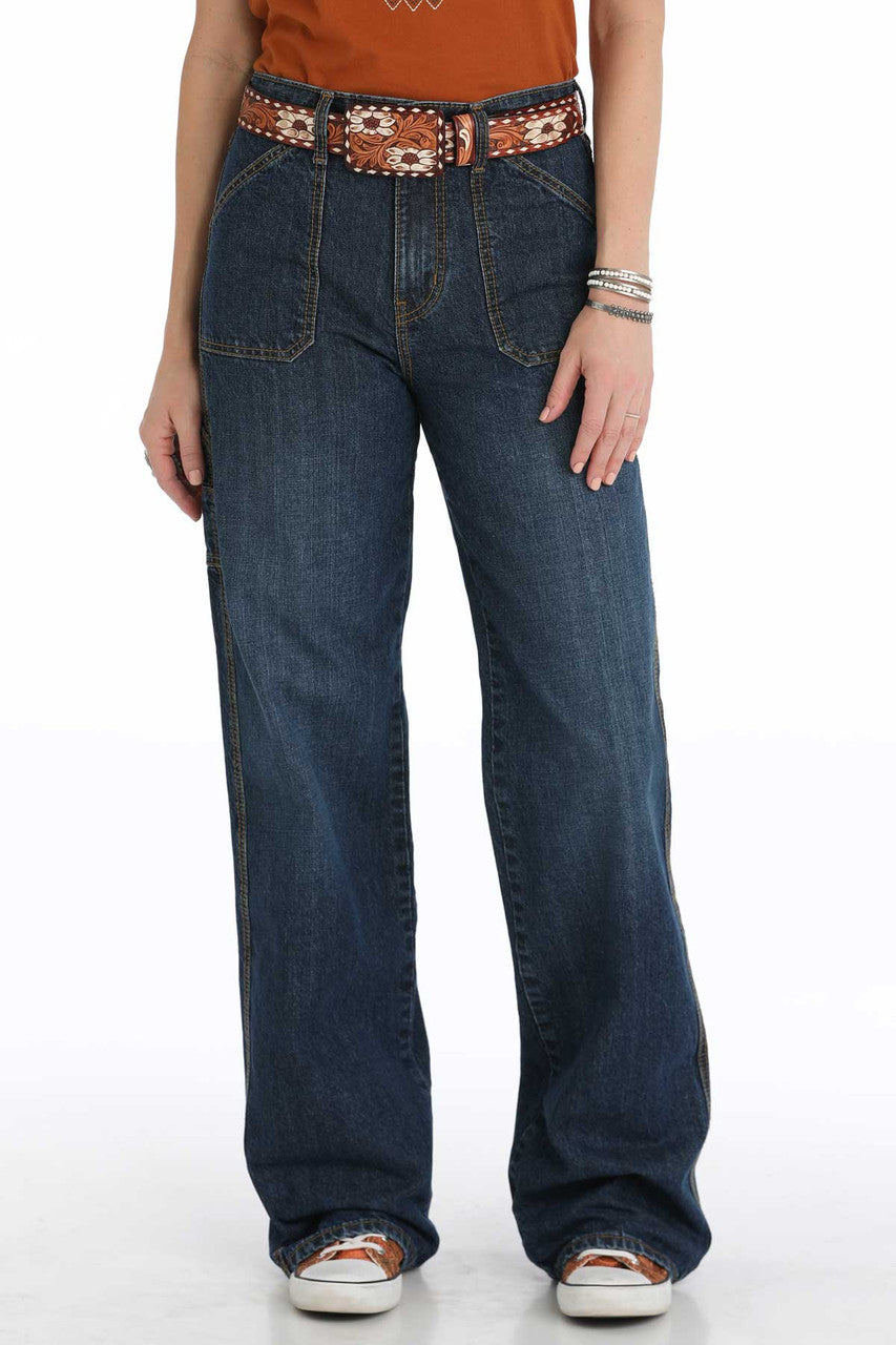 Cruel Girl Women's Dark Stone Casey Cargo Jean CB75154001