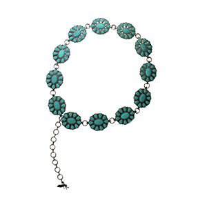 ANGEL RANCH FLOWER CONCHO TURQUOISE D140003933