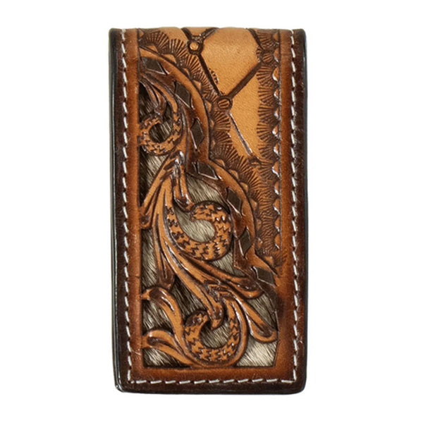 D250014408 3D Leather Money Clip Magnetic
