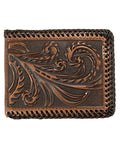 Men's Scrolling Pattern Bifold Wallet D250014702