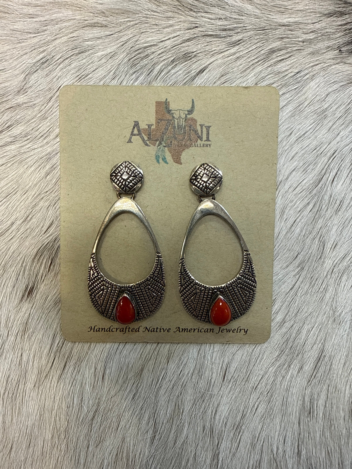 Coral Earrings 000363