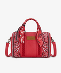 MONTANA WEST DESERT RED PAISLEY BOSTON - LADIES PURSES - WG331-9012RD