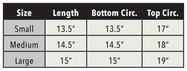 FBD Professionals Choice Deluxe Fly Boots - Set of Four