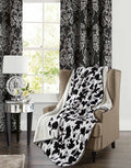 DHTR1017 Cow Skin wearable throw
