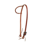 Berlin Custom Leather Slide Ear Headstall with Stainless Buckle E6123