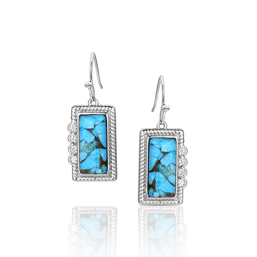 ER6550 Summer Rain Turquoise Earrings