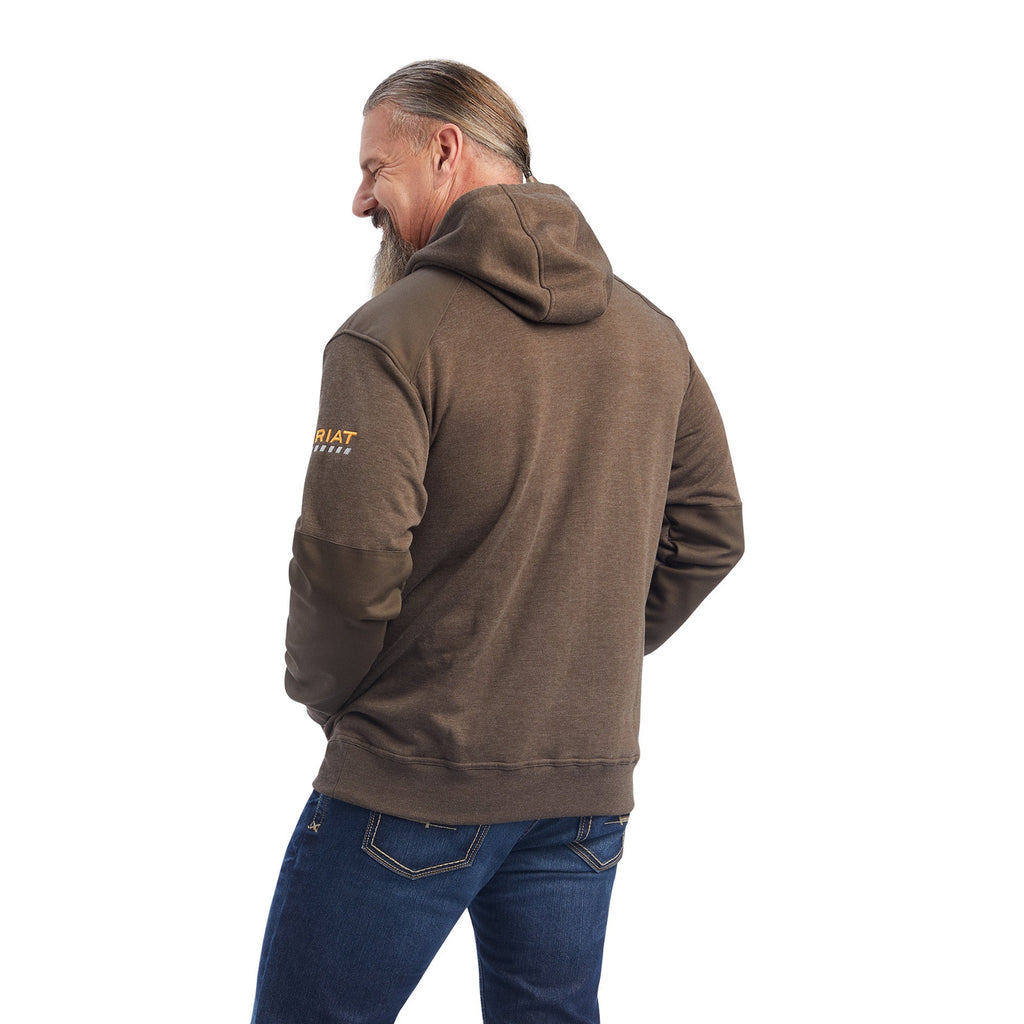 Ariat Men's Rebar Workman DuraCanvas Wren Heather Pullover 10041500