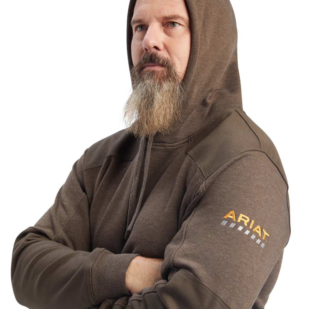 Ariat Men's Rebar Workman DuraCanvas Wren Heather Pullover 10041500