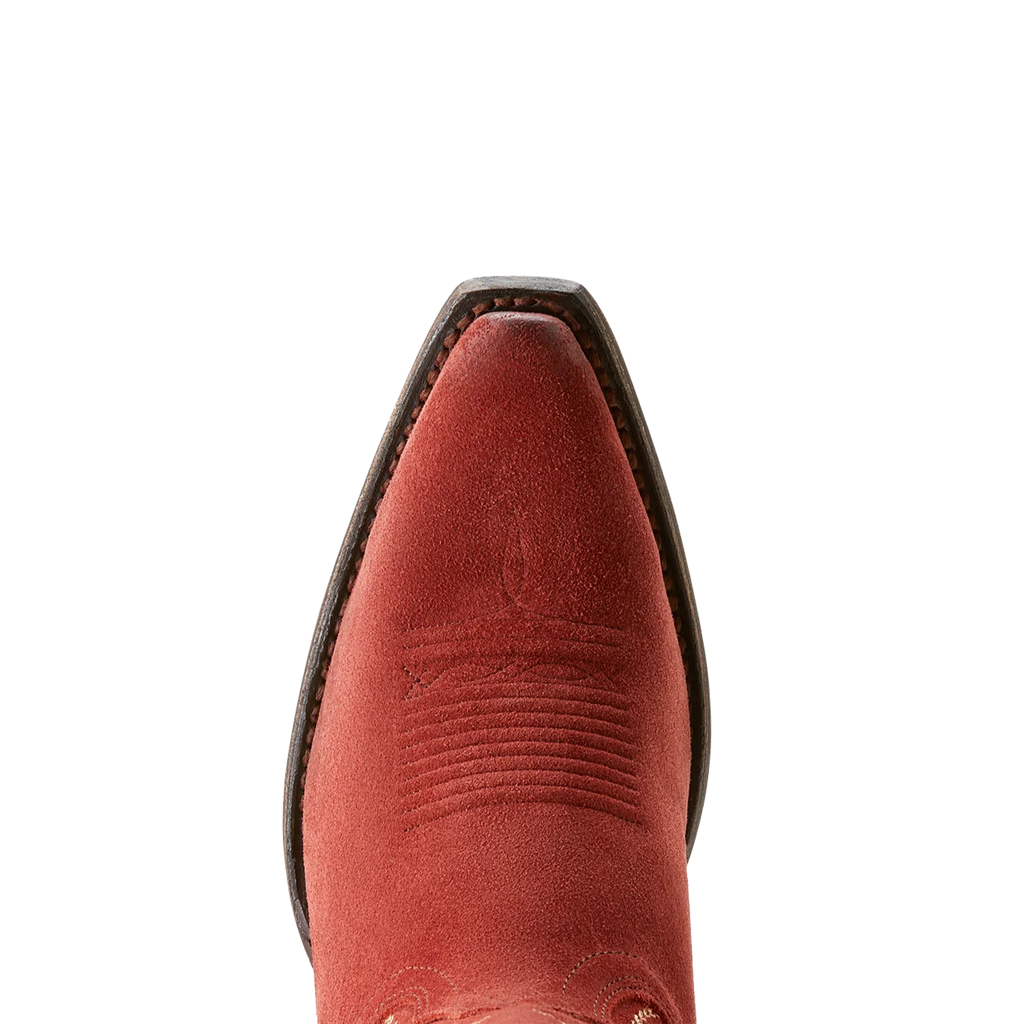 Ariat Ladies Jukebox Cayenne Suede Red Western Boot 10053791