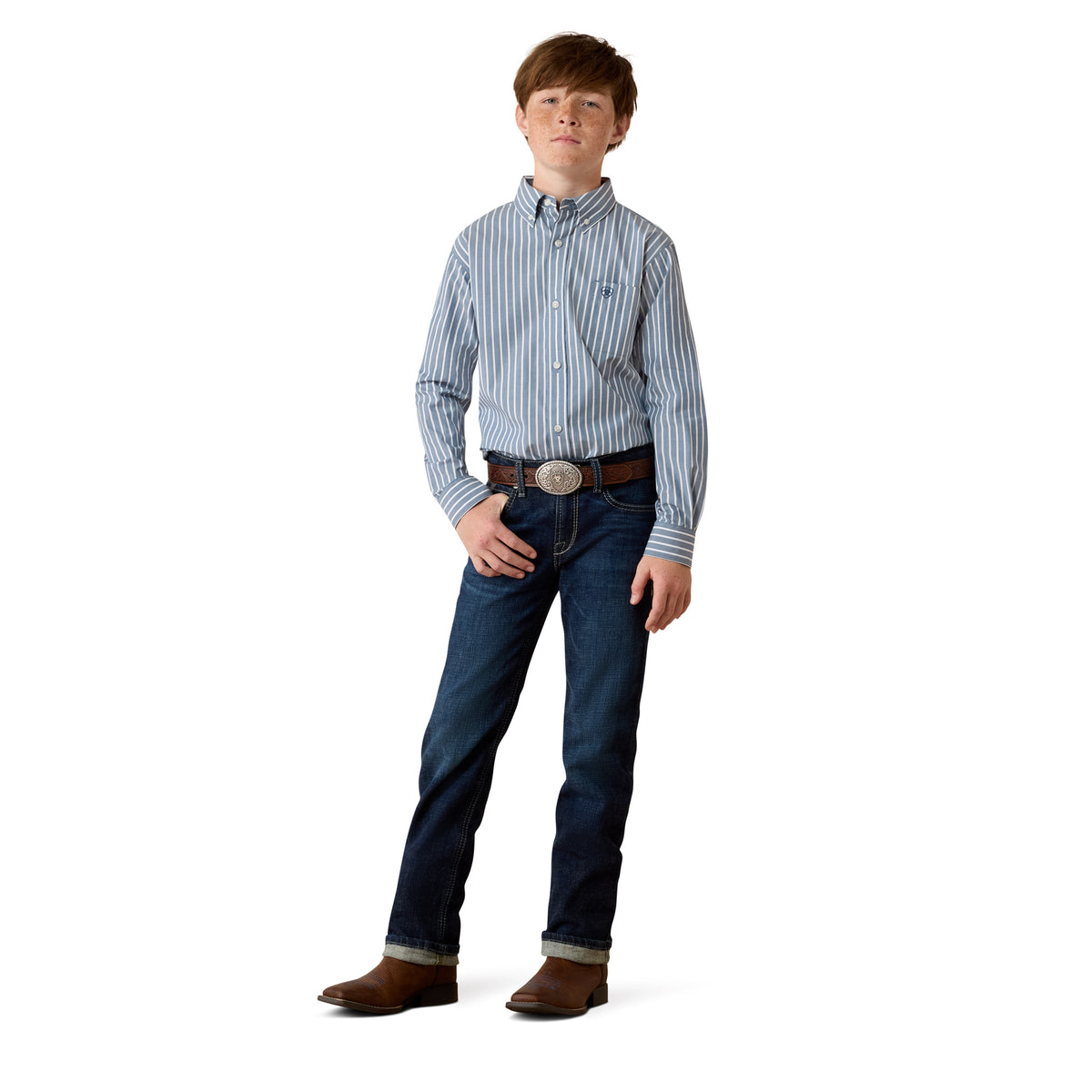 ARIAT 10080653 PRO SERIES DELANEY CLASSIC FIT SHIRT BOY