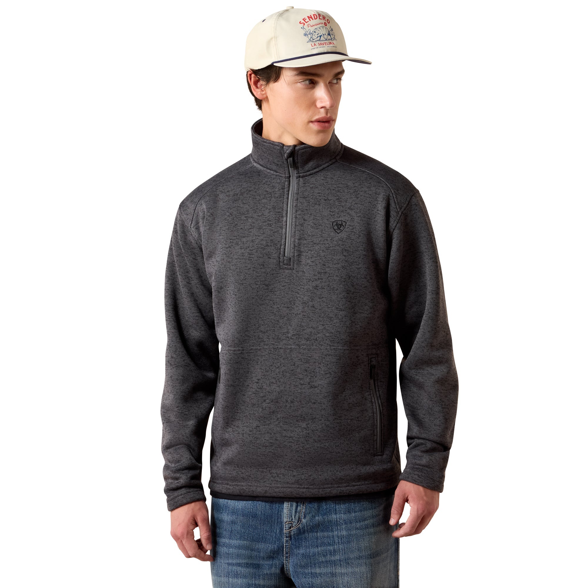 Ariat Men's Caldwell Iron Gate 1/4 Zip Sweater 10079333