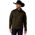 Ariat Men's Caldwall 1/4 Zip Dark Green Sweater 10079650