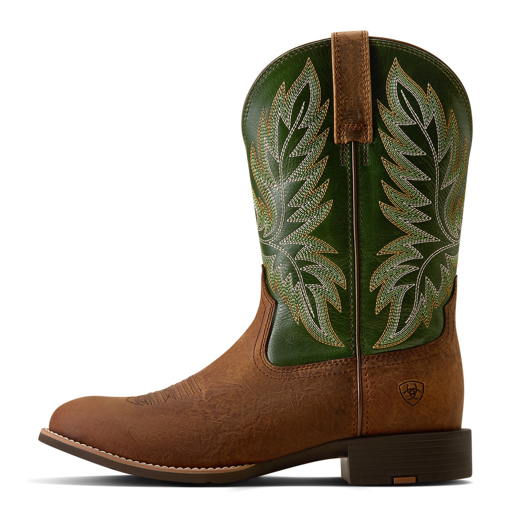 ARIAT MEN'S SPORT STOCKMAN PERFORMANCE WESTERN BOOTS  10080533