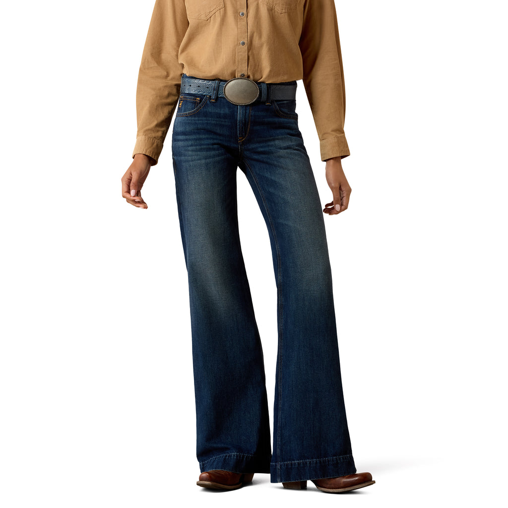 Womens Ariat Perfect Rise Scarlett Wide Leg Jeans 10079122