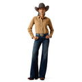 Womens Ariat Perfect Rise Scarlett Wide Leg Jeans 10079122