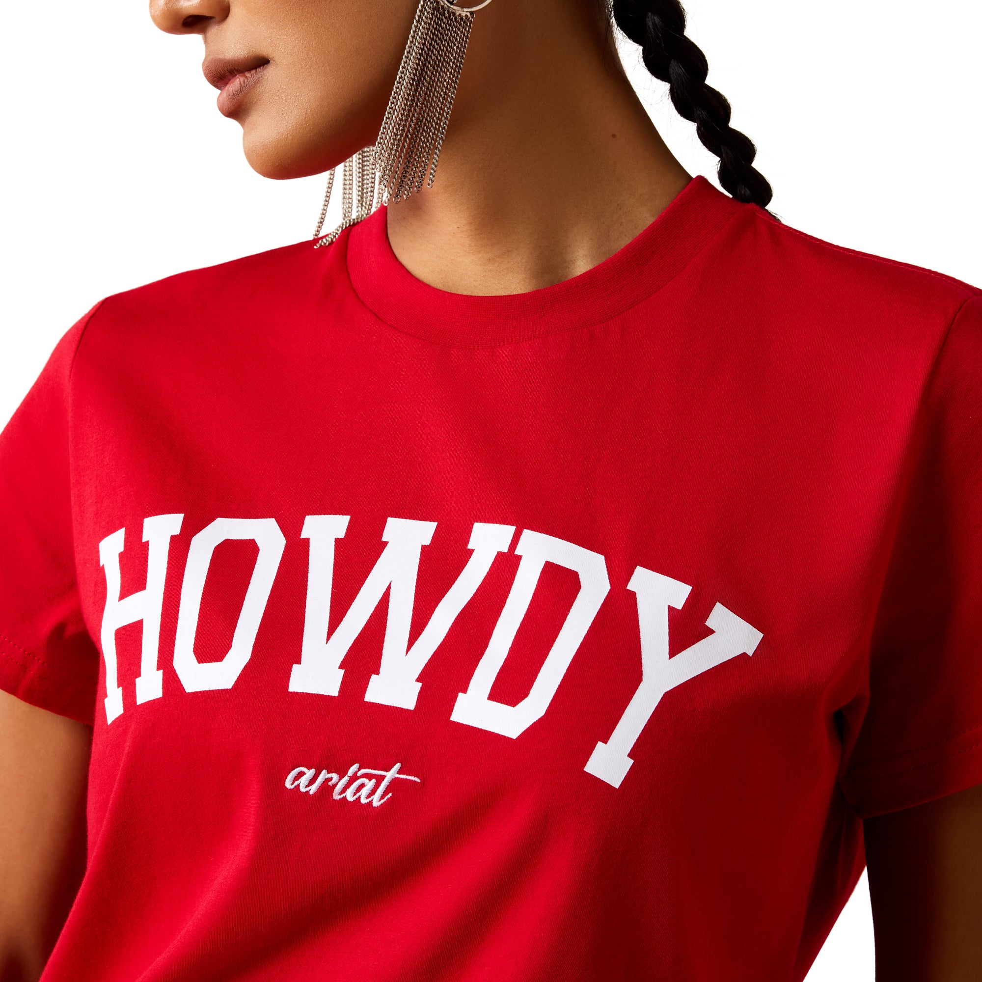 ARIAT RED HOWDY SHIRT 10079904