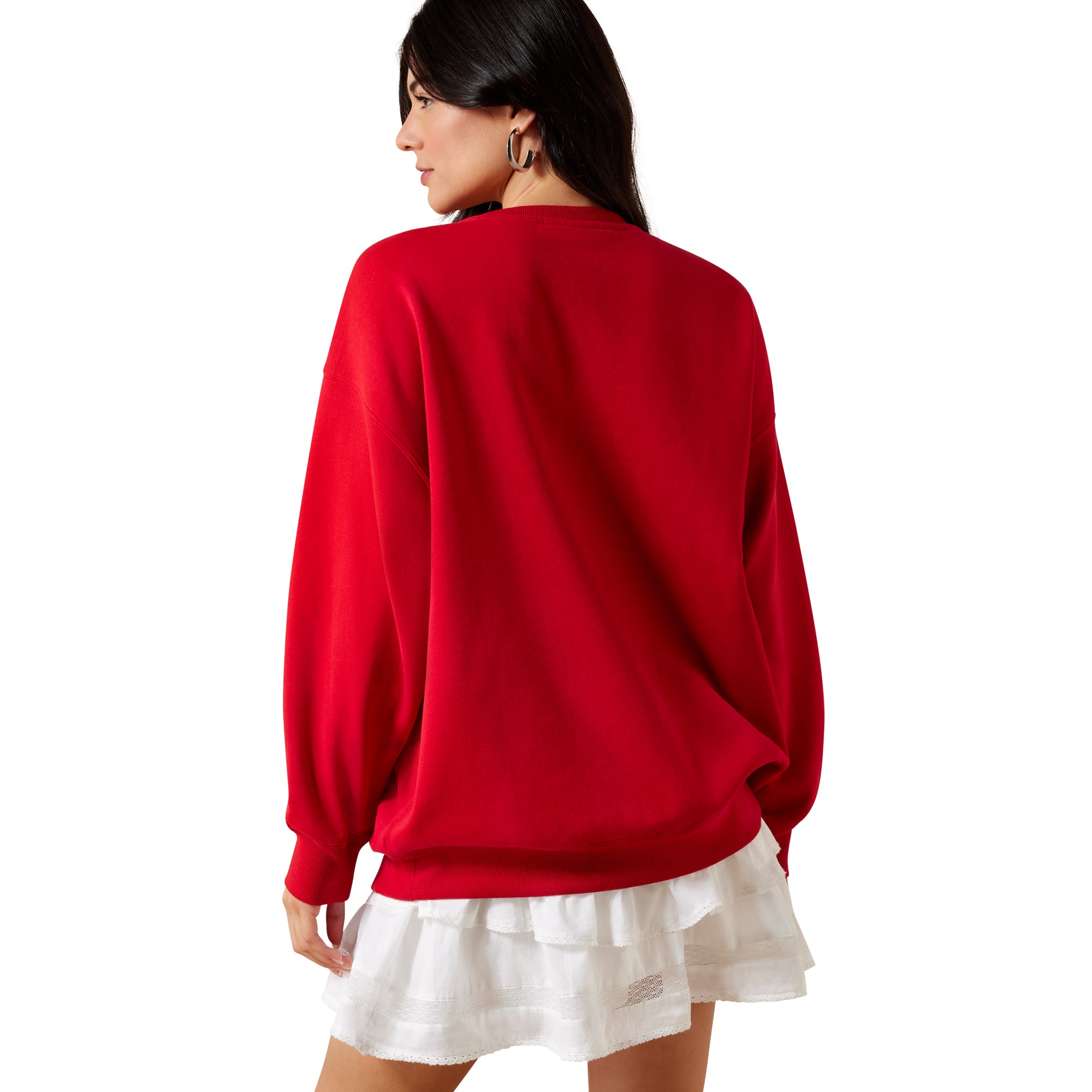 ARIAT RED HOWDY CREWNECK 10079905