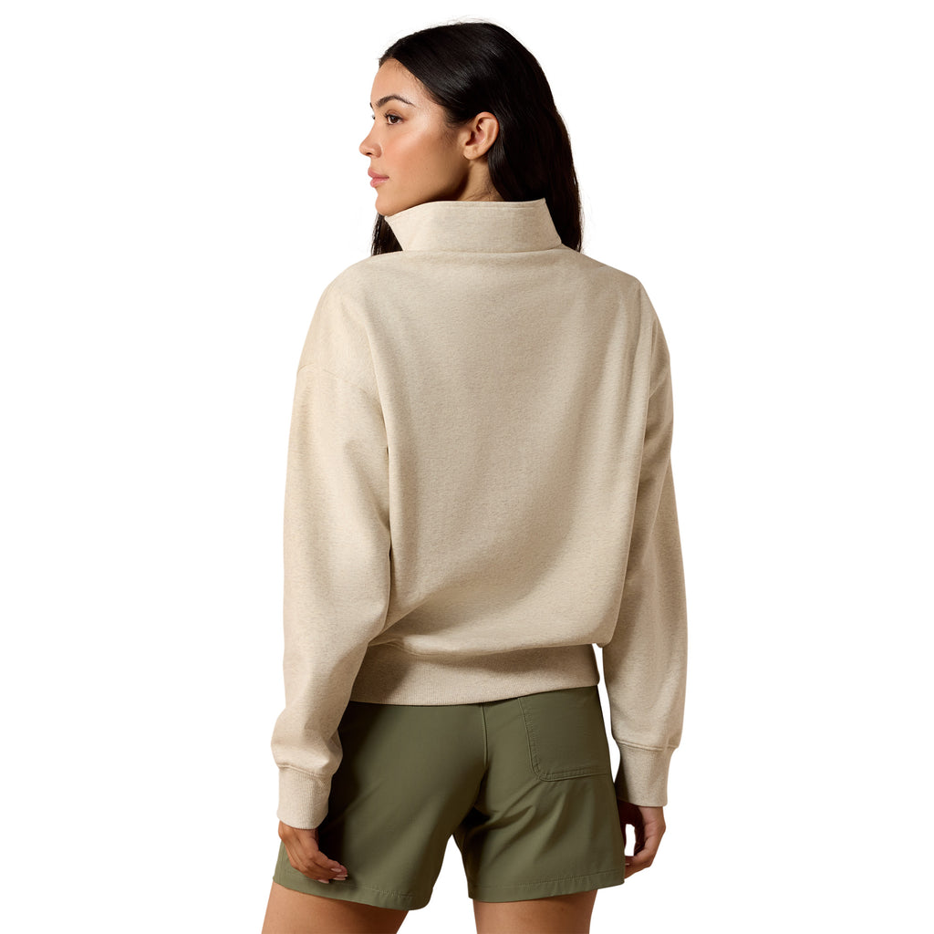 ARIAT 10085379 HOLIDAY 1/2 ZIP SWEATSHIRT LADIES