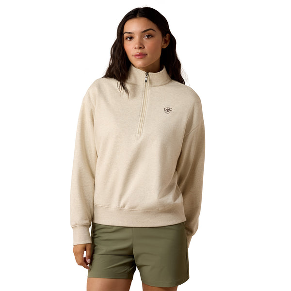 ARIAT 10085379 HOLIDAY 1/2 ZIP SWEATSHIRT LADIES