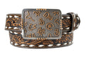 ANGEL RANCH FLORAL EMBOSSED BROWN - D140011702