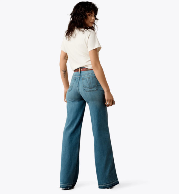 ARIAT 10080875 ULTRA HIGH RISE MAVIS WIDE LEG JEANS