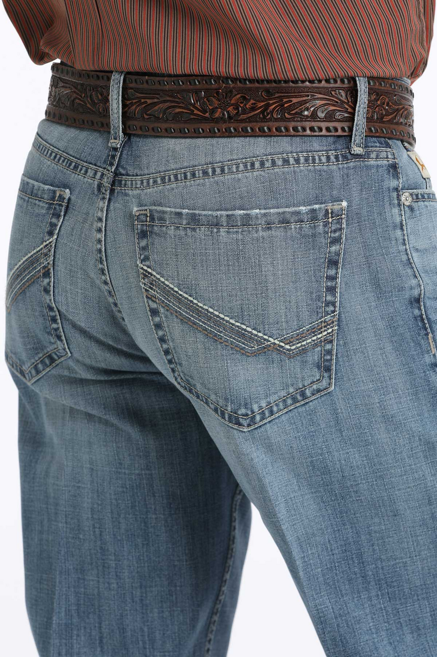 CINCH GRANT MEDIUM STONE - MENS JEANS - MB30637001