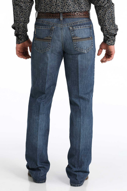 CINCH GRANT RELAXED FIT MEDIUM STONE - MENS JEANS - MB30237001