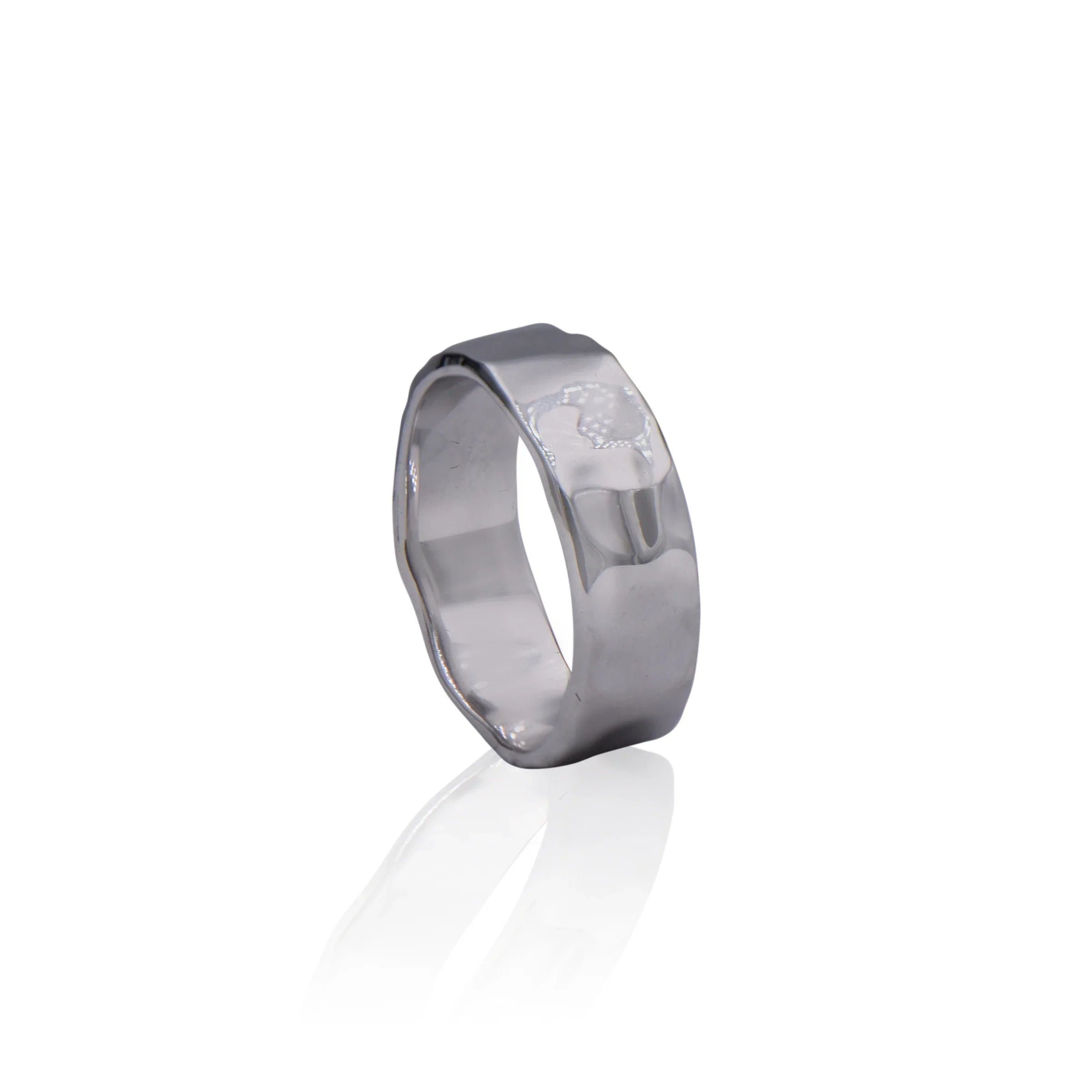 Kelly Herd Hammered Ring - Sterling Silver