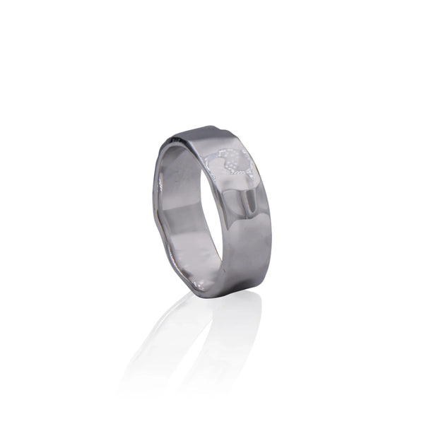 Kelly Herd Hammered Ring - Sterling Silver