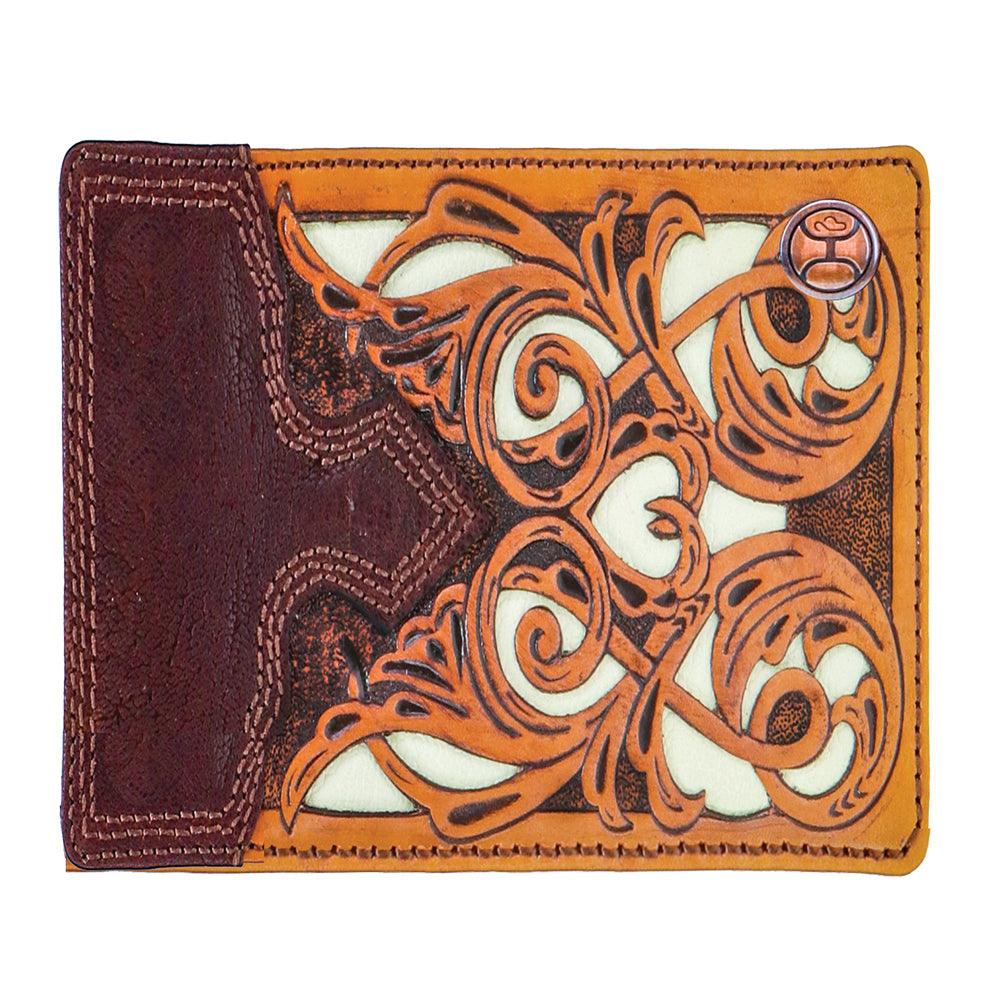 BIFOLD HOOEY WALLET LEATHER HBF008-TNBR