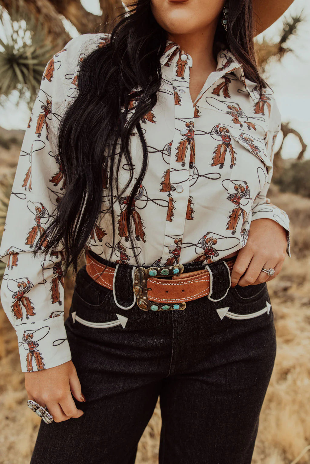 HH11 Pearl Snap, Roping Cowboy Long Sleeve