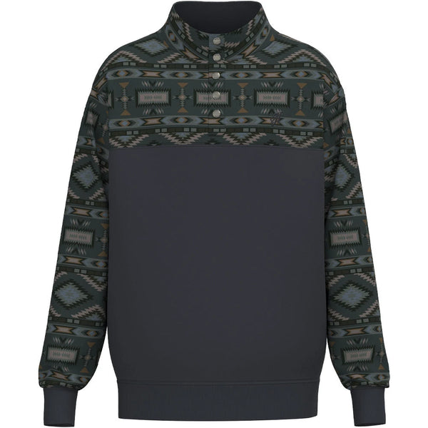 Hooey Stevie Men'S Charcoal Pullover HH2609CHPR