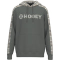 HOOEY "CANYON" HOODY DARK GREY W/AZTEC HH2611DKGY