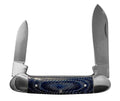 HOOEY BLUE DENIM MICARTA CANOE HOOEY KNIFE hk800