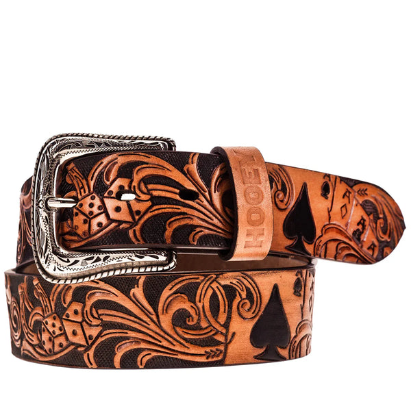 GAMBLER HOOEY FILIGREE BELT HMBLT068