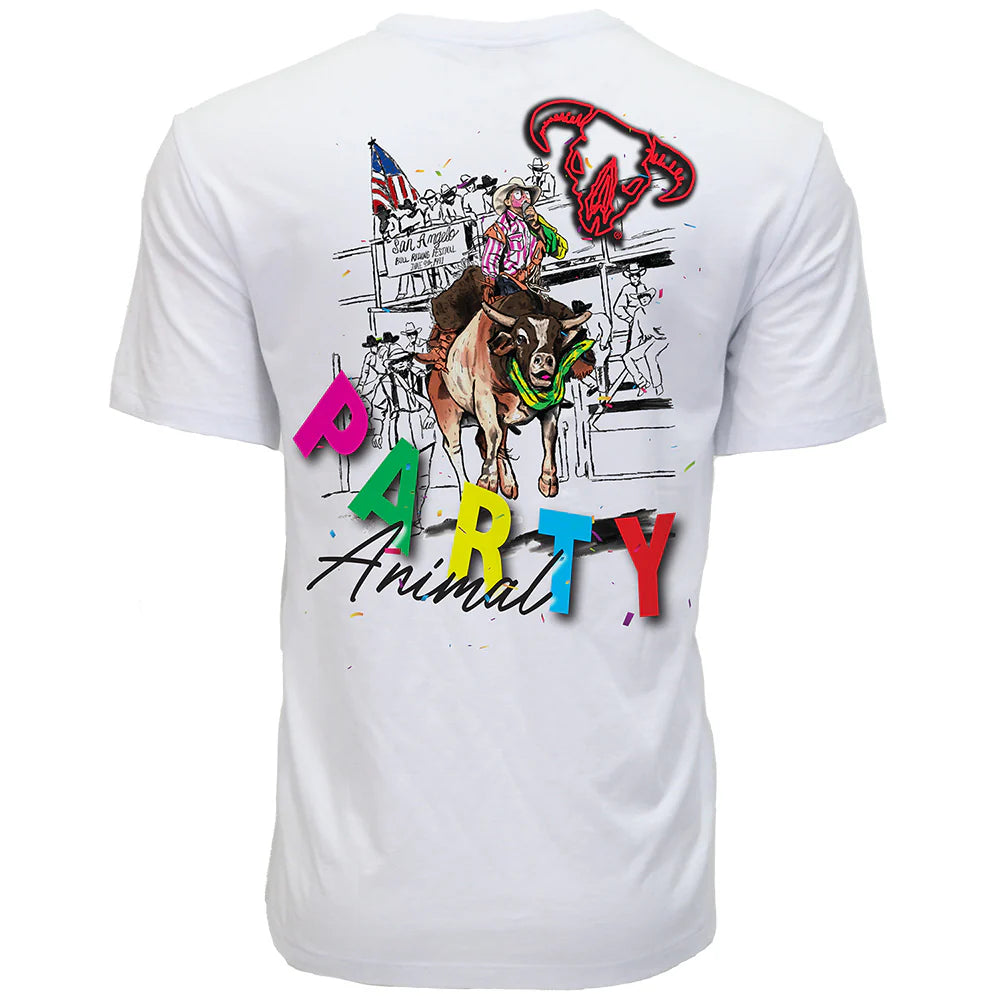 BAD COMPANY T-SHIRT PARTY ANIMAL HT1833WH