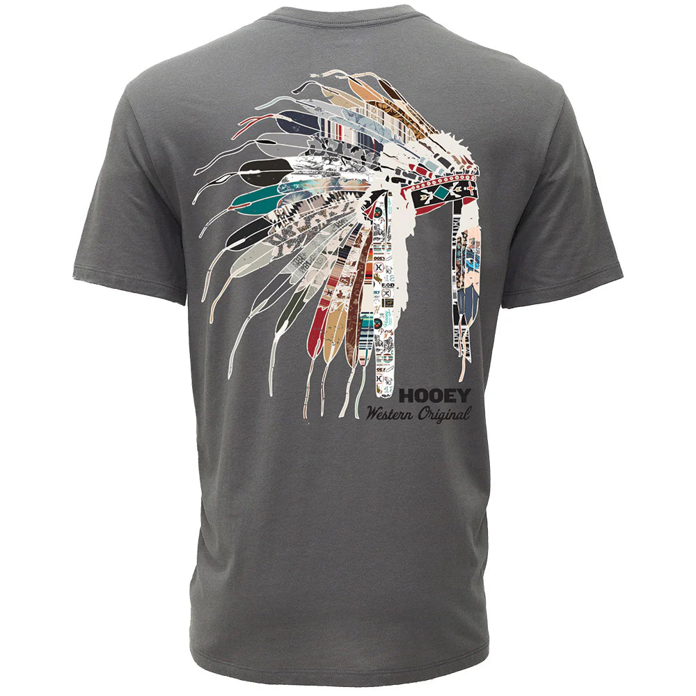 HOOEY HERITAGE HOOEY T-SHIRT HT2613DKGY