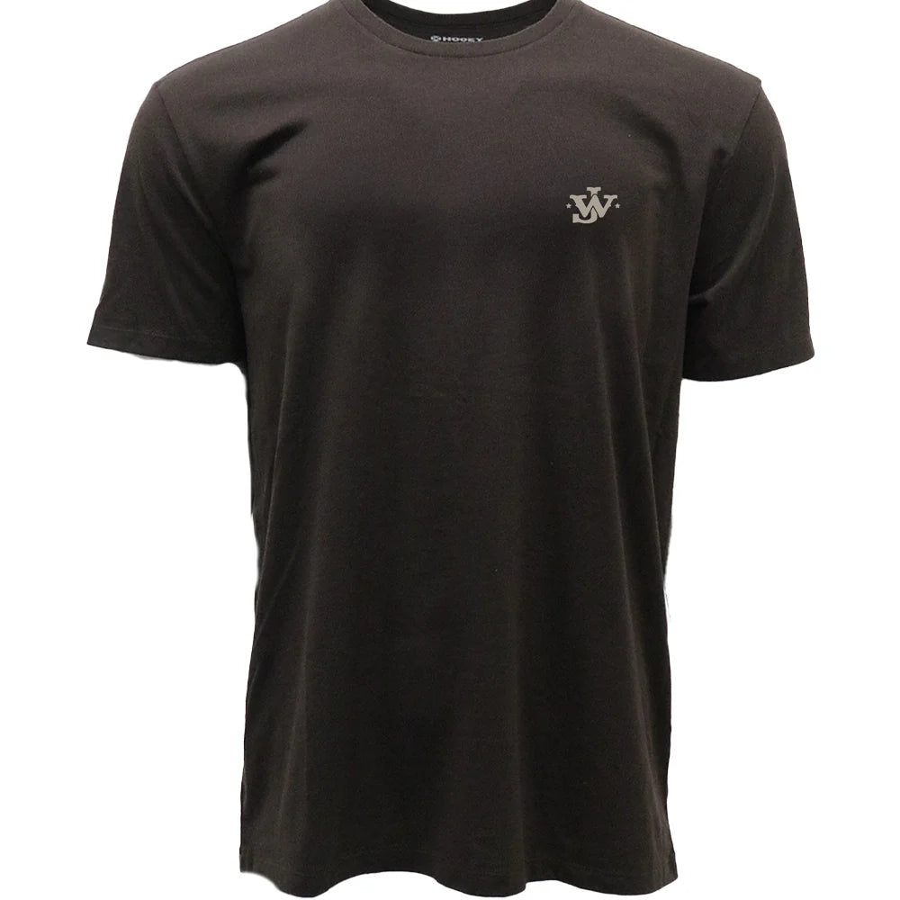 HOOEY JOHN WAYNE T-SHIRT DARK BROWN HT2659DKBR