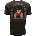 HOOEY JOHN WAYNE T-SHIRT DARK BROWN HT2659DKBR