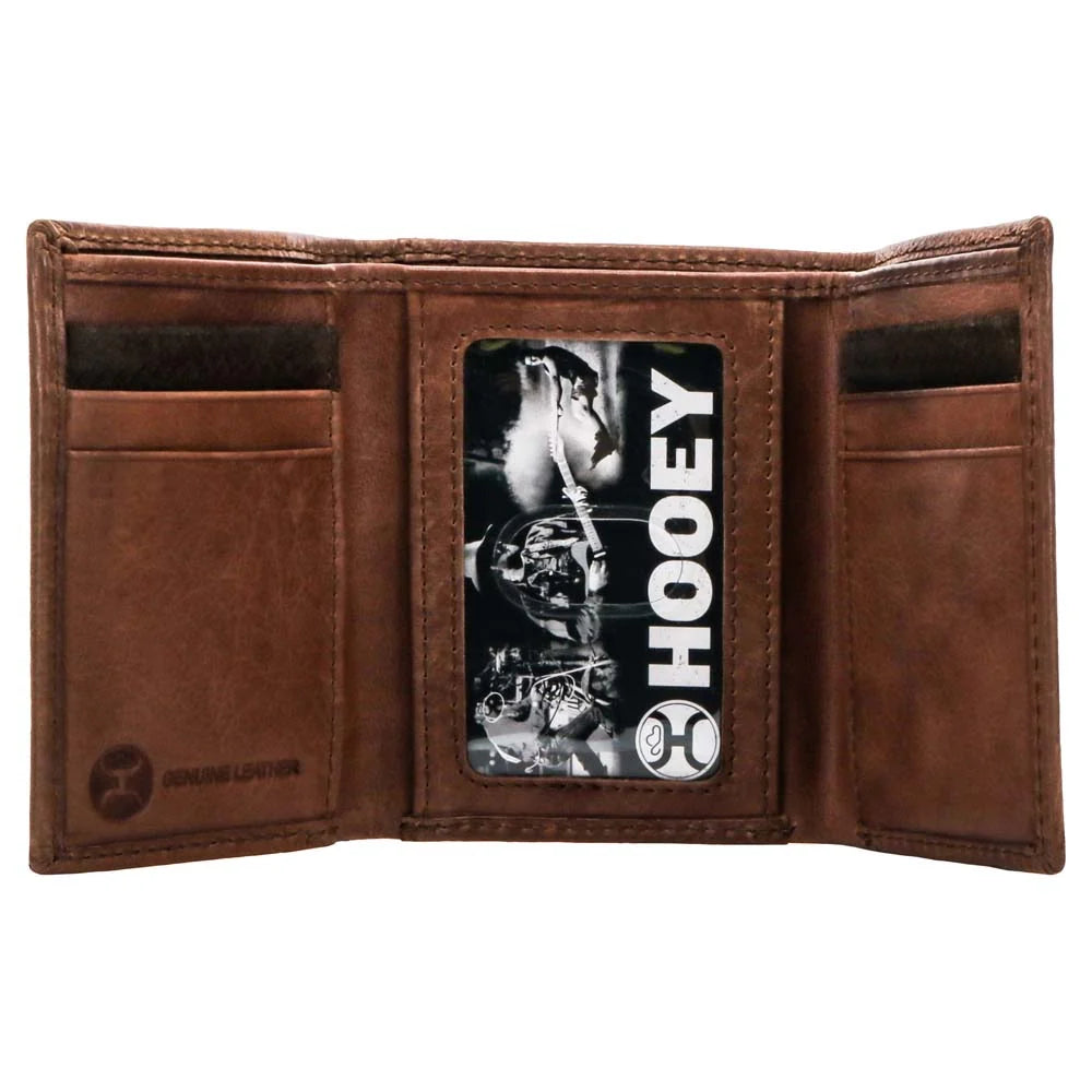 HOOEY CLASSIC TRIFOLD WALLET  HTR002-BR