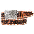 HOOEY SONOMA FLORAL HAND TOOLED BELT HMBLT028