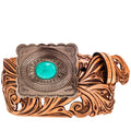 HOOEY ROGUE TAN W/FILIGREE CUTOUTS BELT HWBLT030