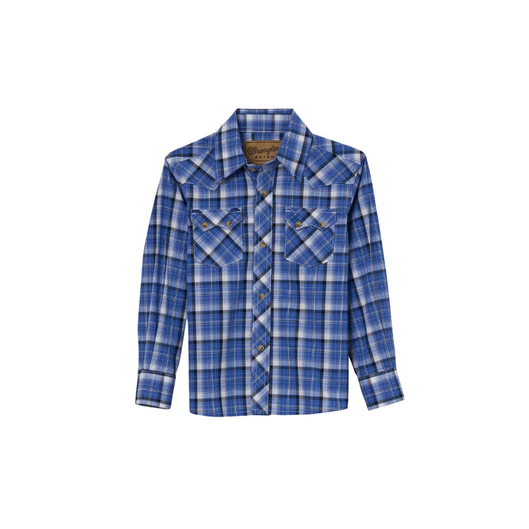 Wrangler Boys Retro Core Long Sleeve Shirt - 112344306