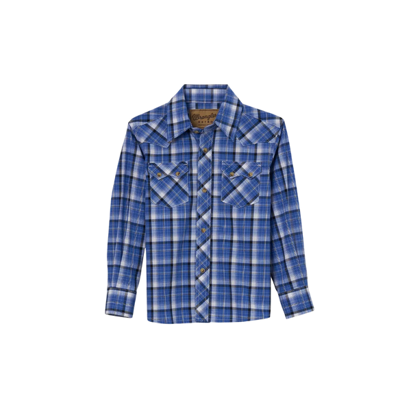 Wrangler Boys Retro Core Long Sleeve Shirt - 112344306