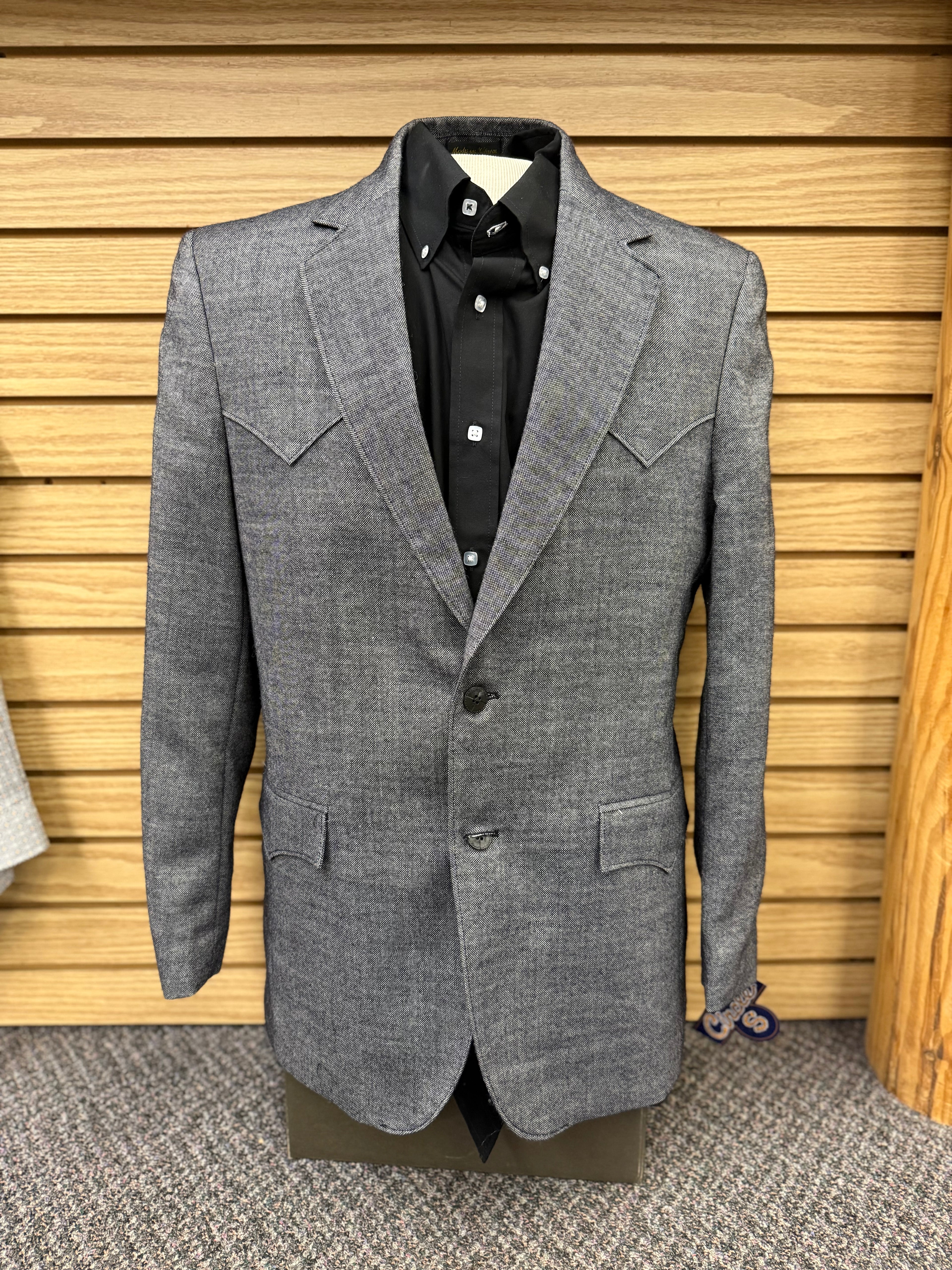 CIRCLE S PLANO SPORT COAT GREY CC1032 61