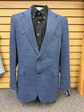 CIRCLE S LUBBOCK SPORT COAT NAVY PLAID CC4546 10