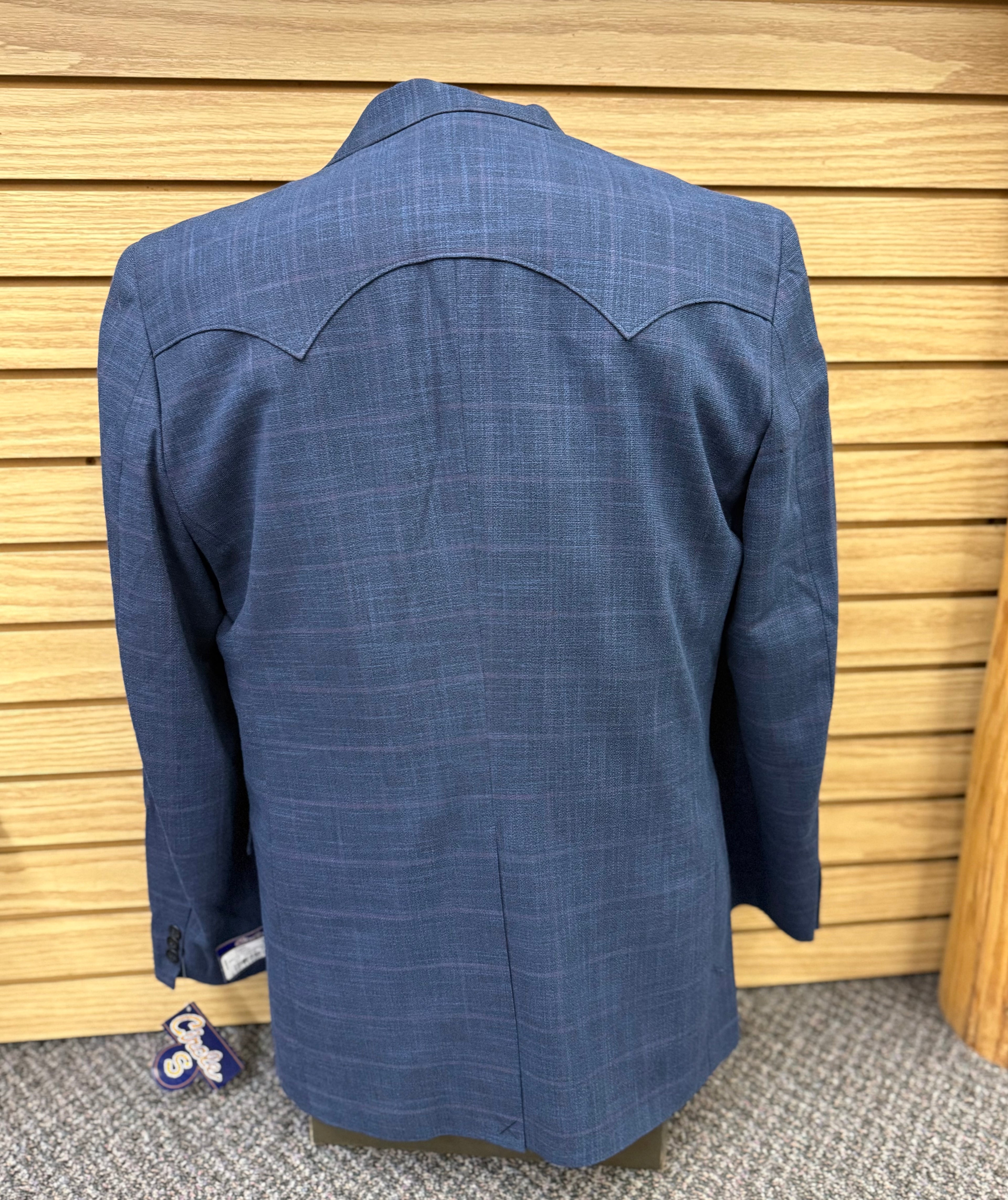 CIRCLE S LUBBOCK SPORT COAT NAVY PLAID CC4546 10