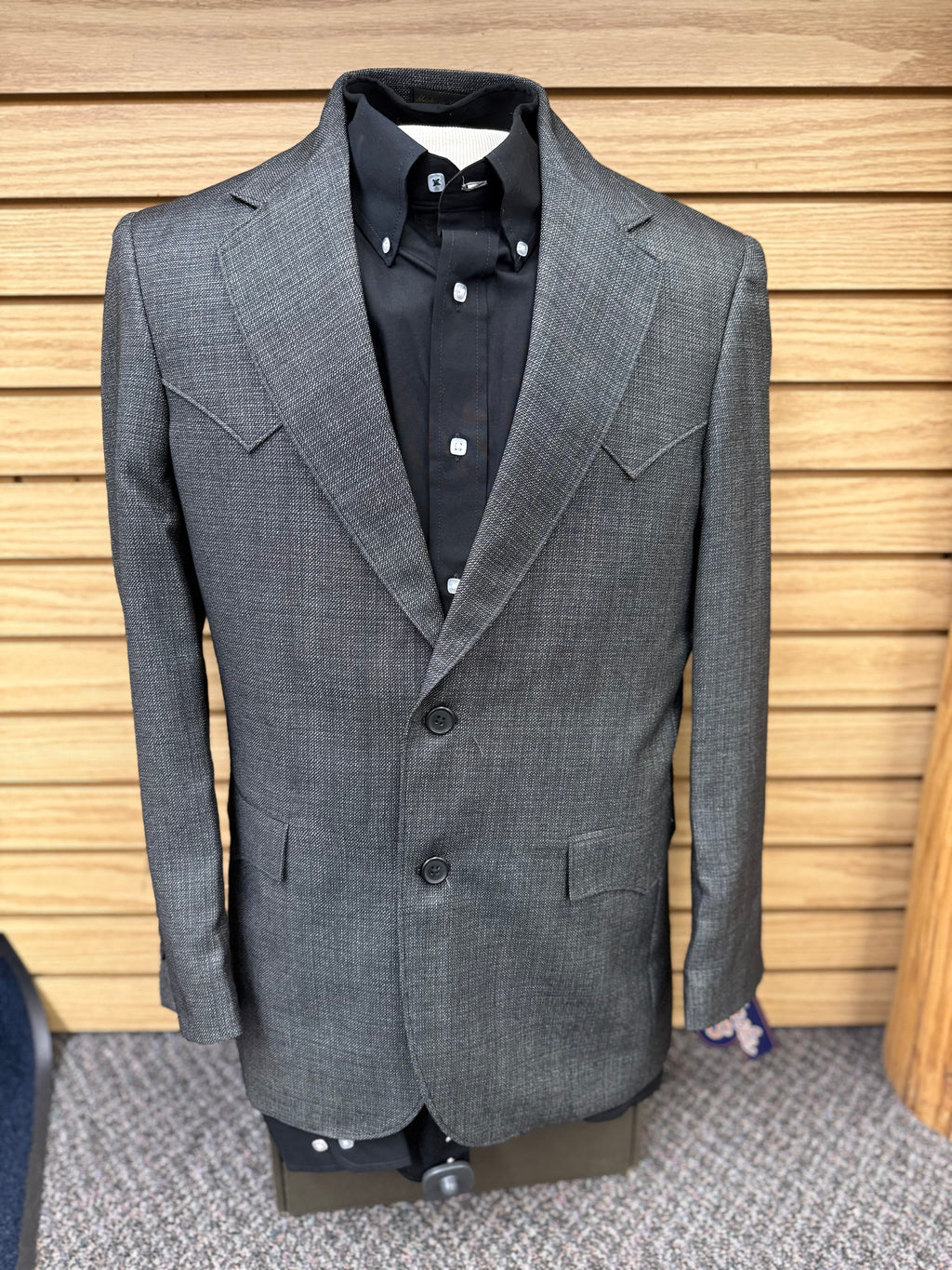 CIRCLE S PLANO SPORT COAT GREY CC1042