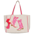 Kicking Boots Sequin TOTE  KDC-TB-11466