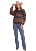 PANHANDLE SLIM HORSESHOE PRINT SWEATER LW32T09684